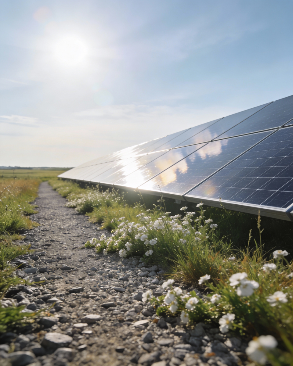 Solar panels in a natural setting — Lumion Energy residential and commercial installations